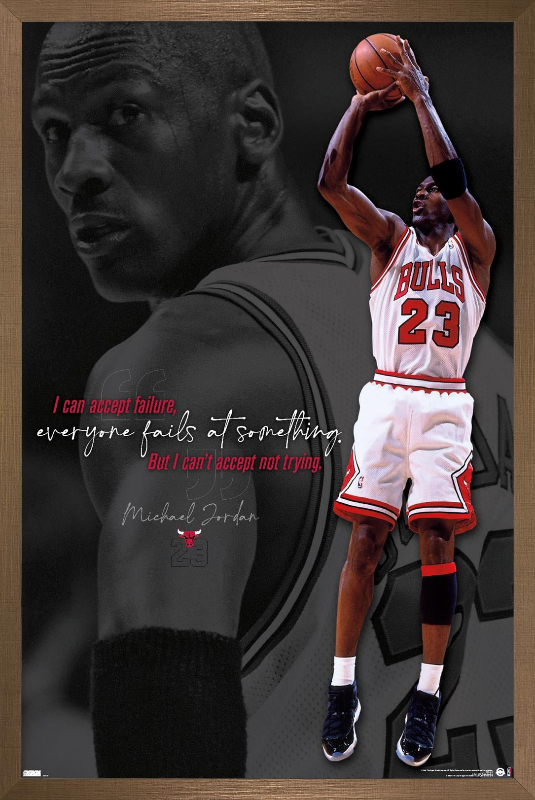 Michael Jordan - Can't Accept Not Trying Wall Poster, 14.725