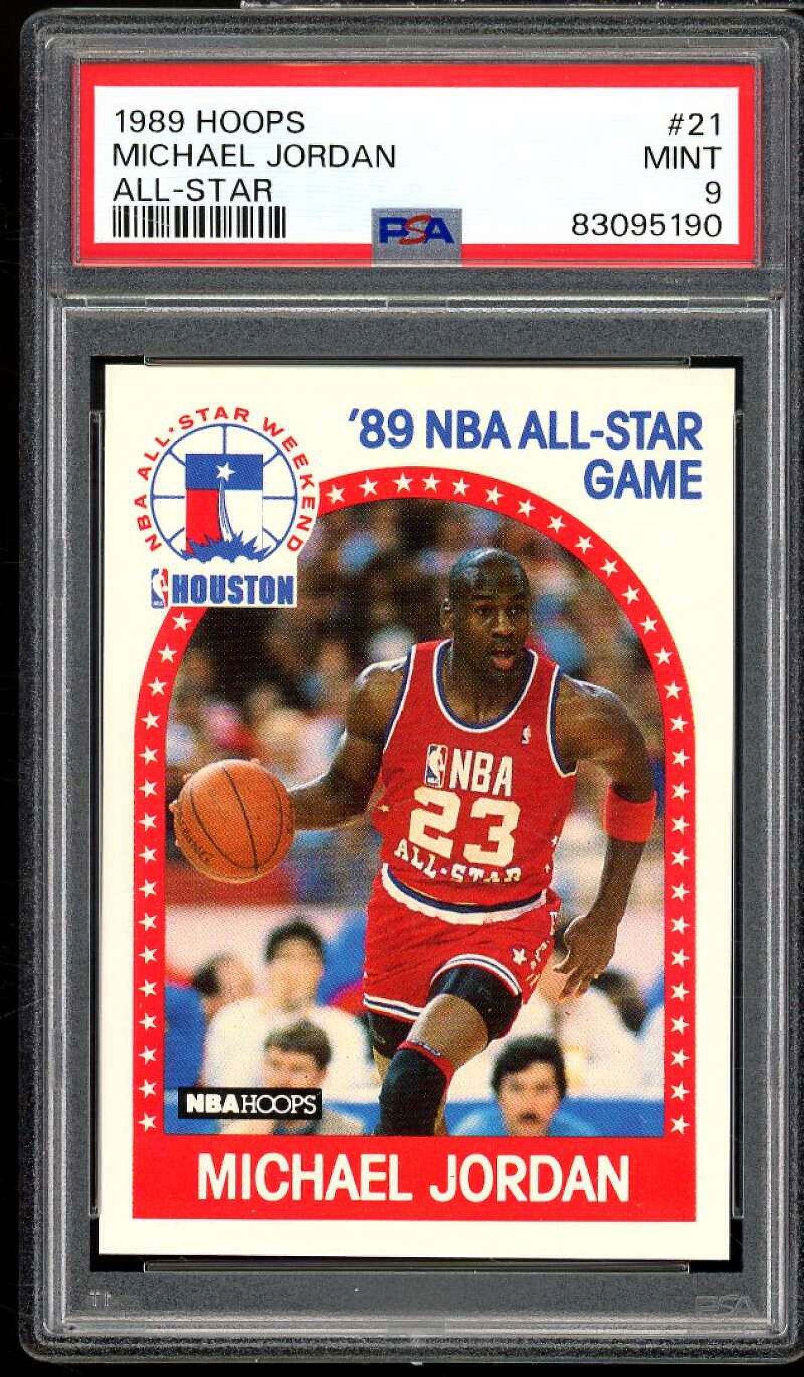 michael jordan 1990 nba hoops all star card