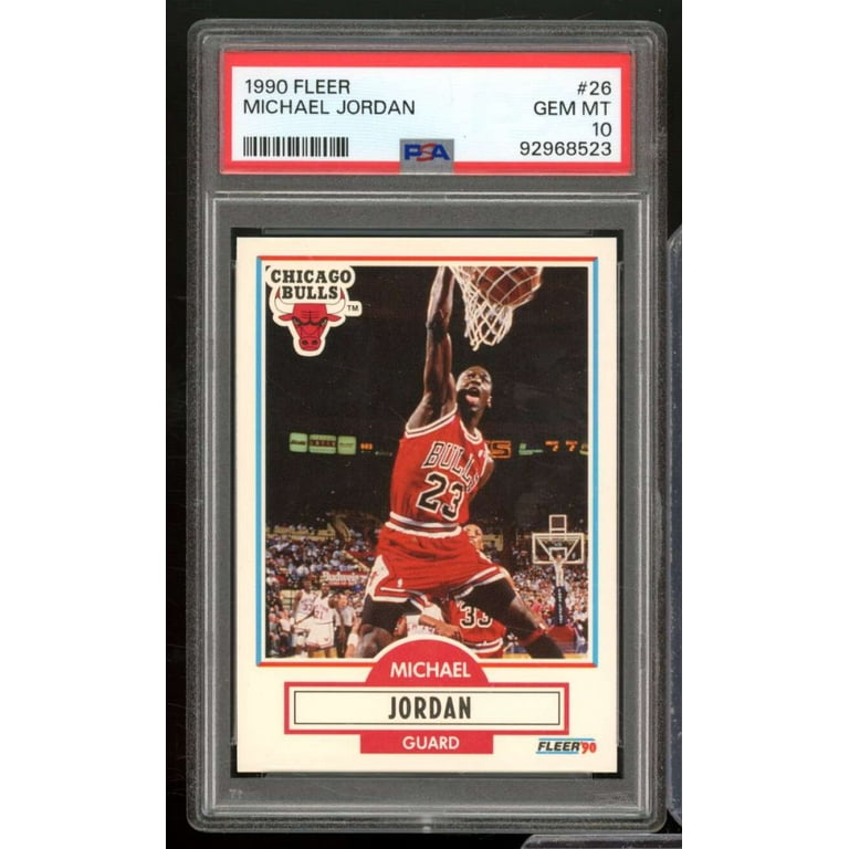 Michael Jordan Card 1990-91 Fleer #26 PSA 10