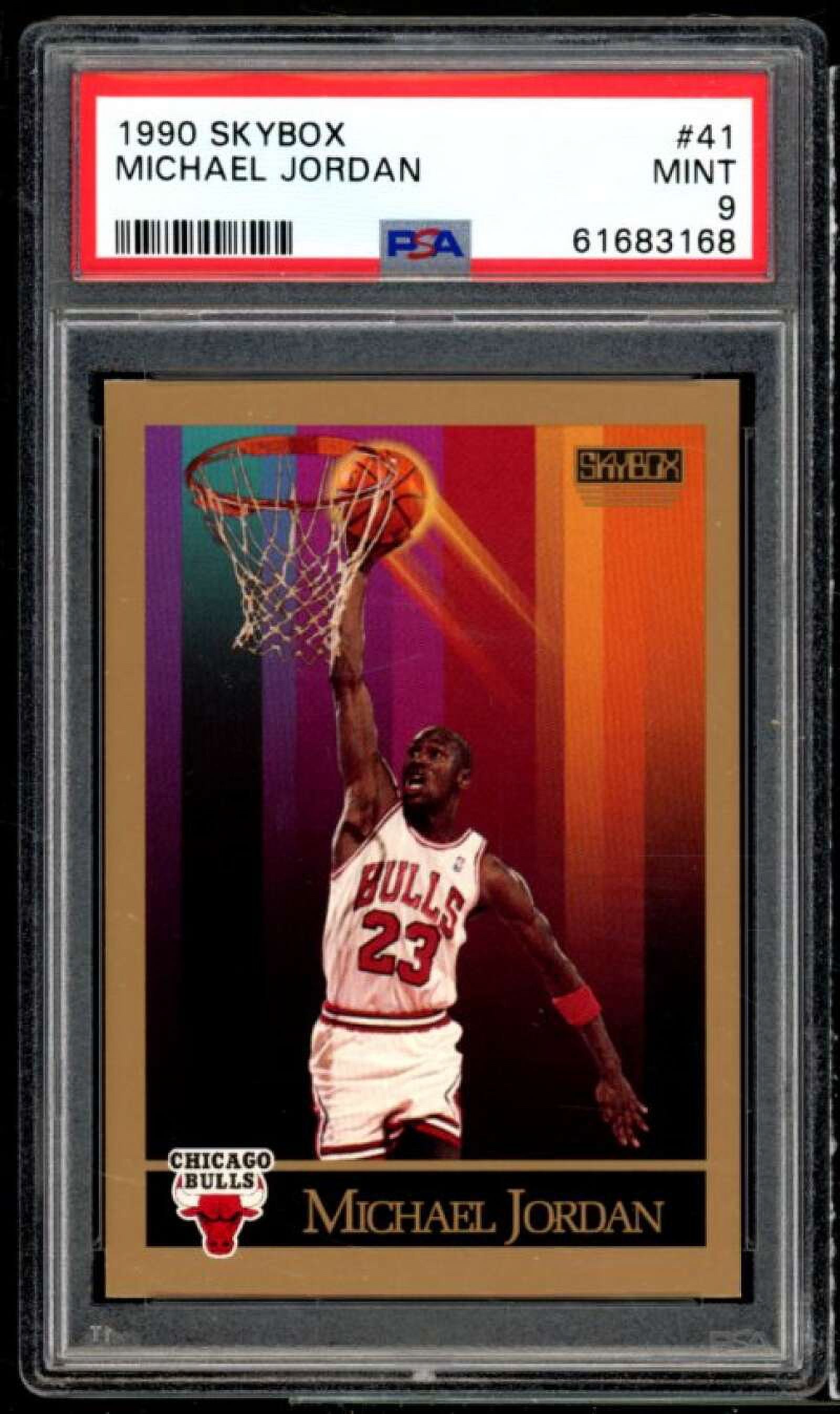 MICHAEL JORDAN~1990 SKYBOX PSA-9 MINT GRADED NBA BASKETBALL