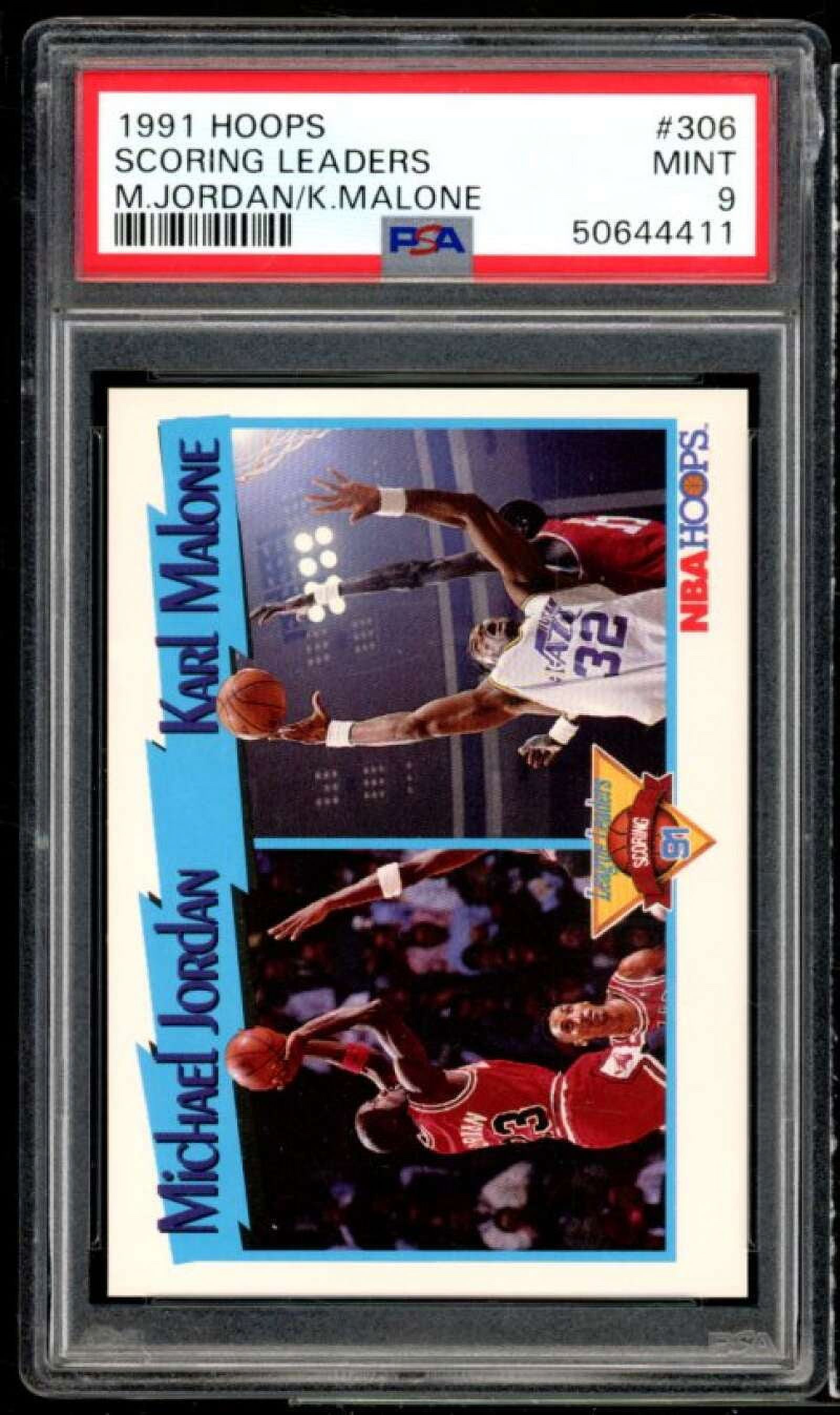 michael jordan karl malone card