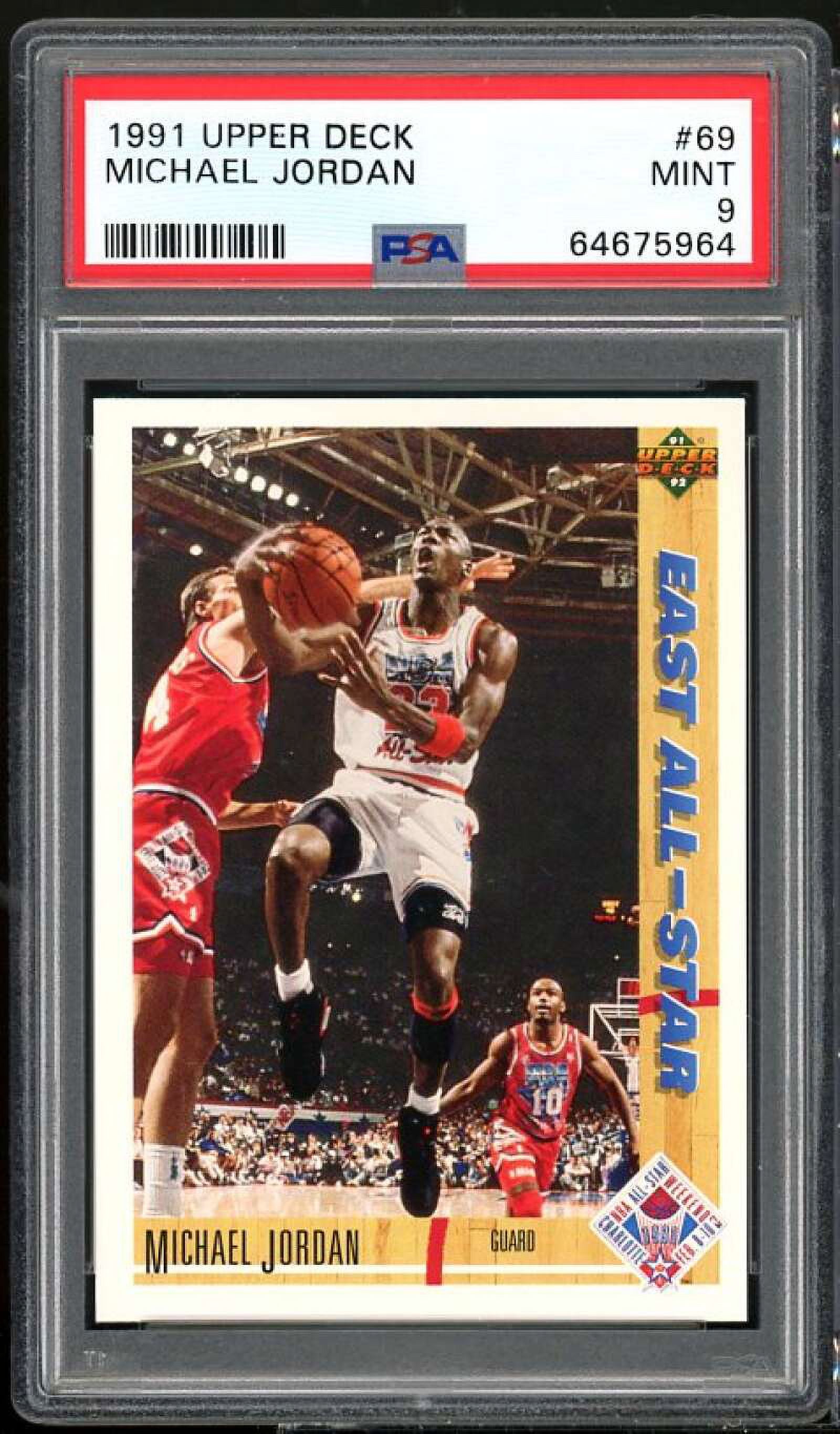 how much is a 92 93 upper deck michael jordan card worth