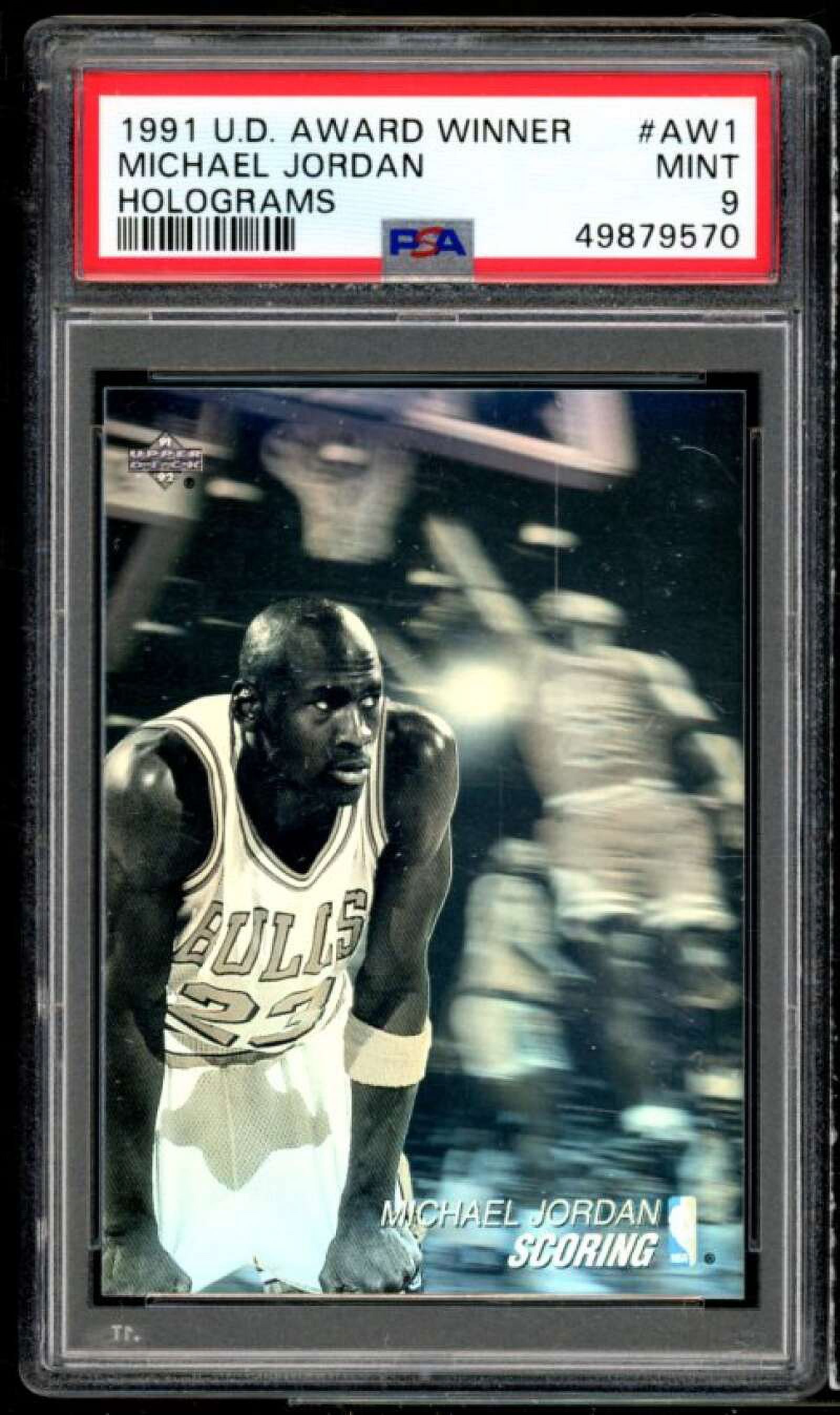 マイケルジョーダン　トレカホログラム Error Card 1991-1992 Upper Deck Michael Jordan Hologram