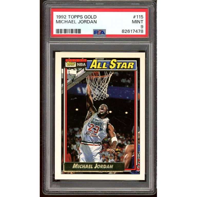 Michael Jordan Card 1992-93 Topps Gold #115 PSA 9 - Walmart.com Michael Jordan Card 1992-93 Topps Gold #115 PSA 9 - Walmart.com