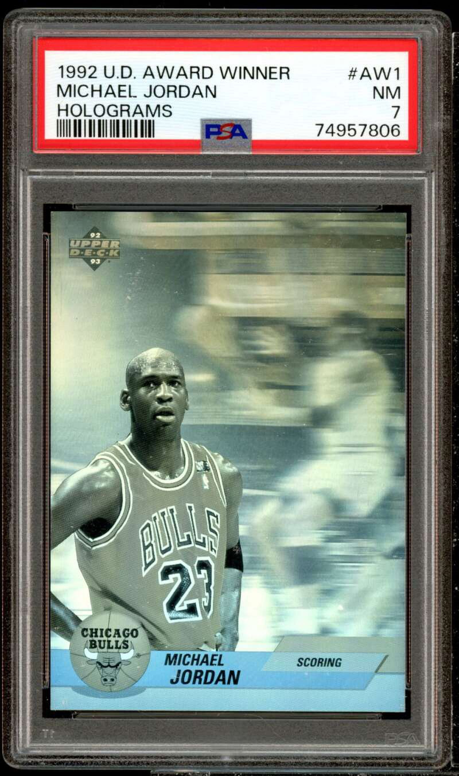 michael jordan aw1 card
