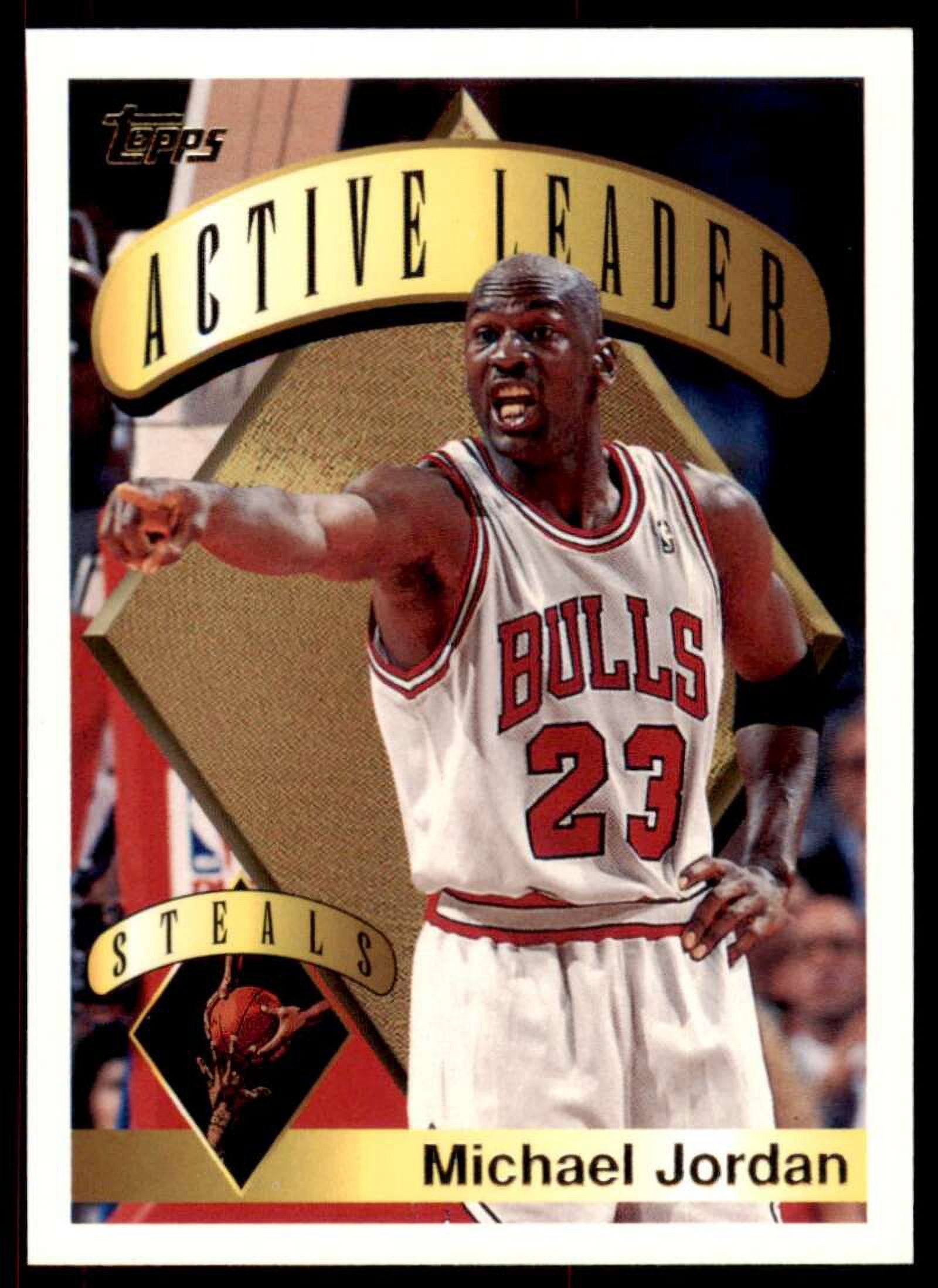 Michael Jordan Card 1995-96 Topps #4 - Walmart.com