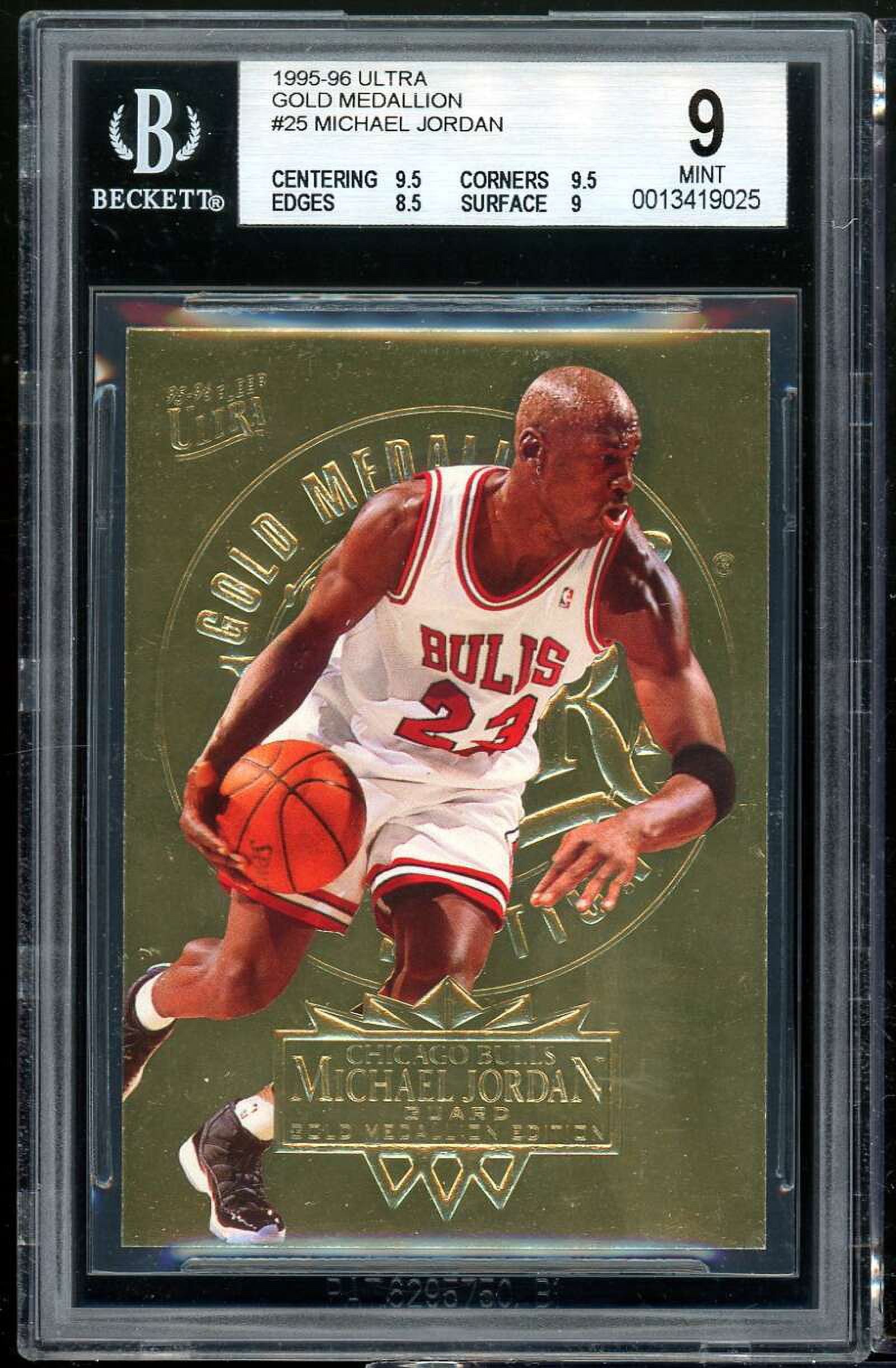 今年も話題の Michael Jordan Card 1995-96 Ultra Gold Medallion #25 BGS 9 その他
