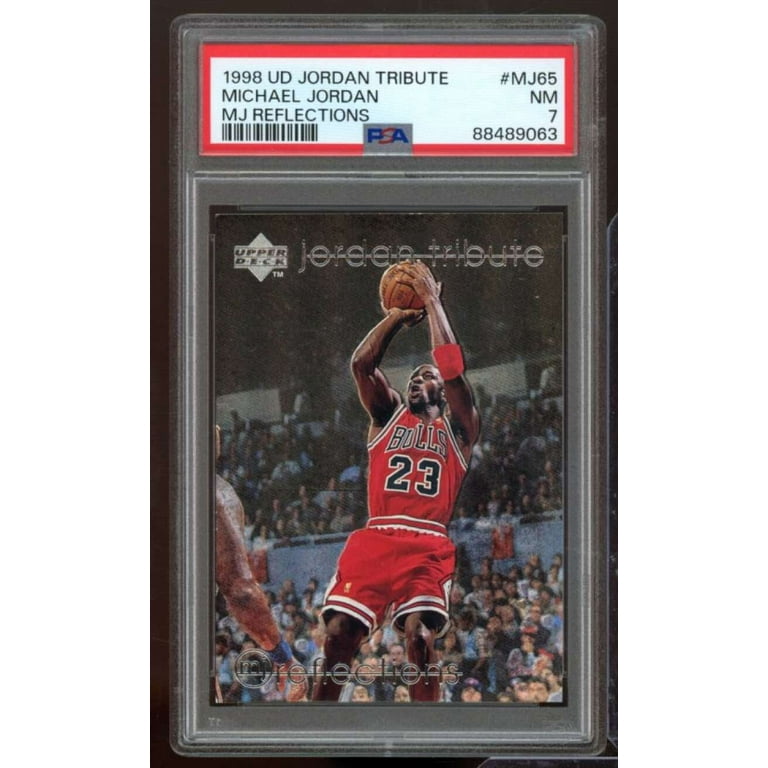 Michael Jordan Card 1998-99 UD Tribute #MJ65 PSA 7 - Walmart.com