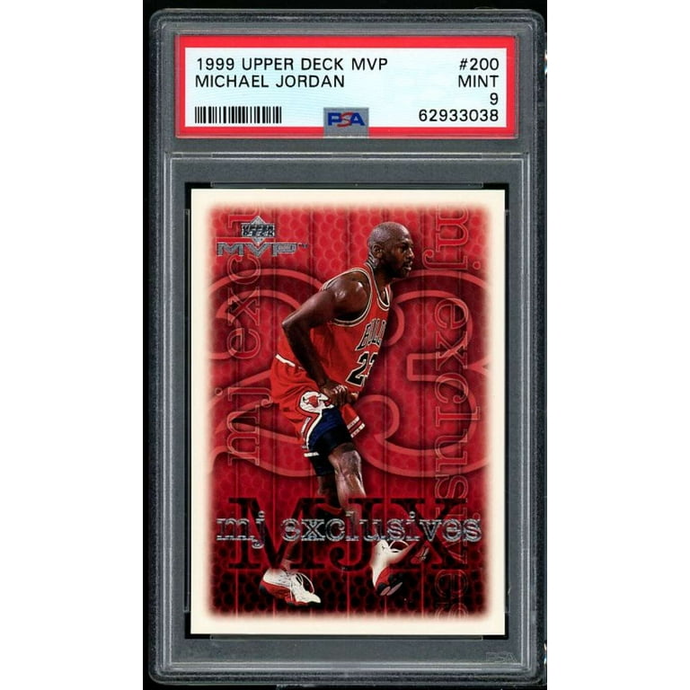 Michael Jordan Card 1999-00 Upper Deck MVP #200 PSA 9