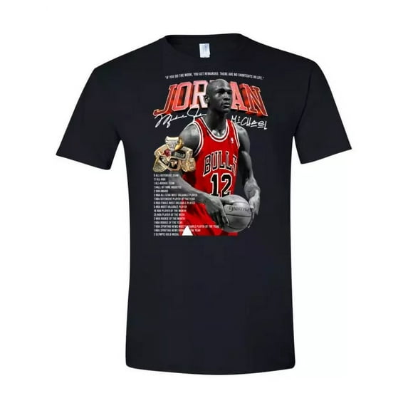 Michael Jordan Champion Graphic Tees - Unisex Short Sleeve - Size S - 4 XL
