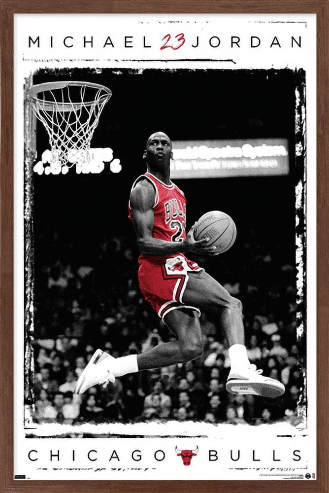 Michael Jordan ダンクアート フレーム Michael-Jordan-Dunk-Wall-