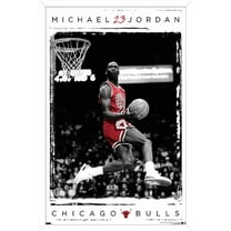 Michael Jordan - Dunk Wall Poster, 22.375" x 34", Framed