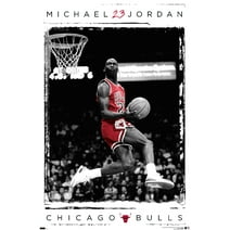 Michael Jordan - Dunk Wall Poster, 22.375" x 34"