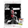 thumbnail image 1 of Michael Jordan - Dunk Wall Poster with Pushpins, 14.725" x 22.375", 1 of 3