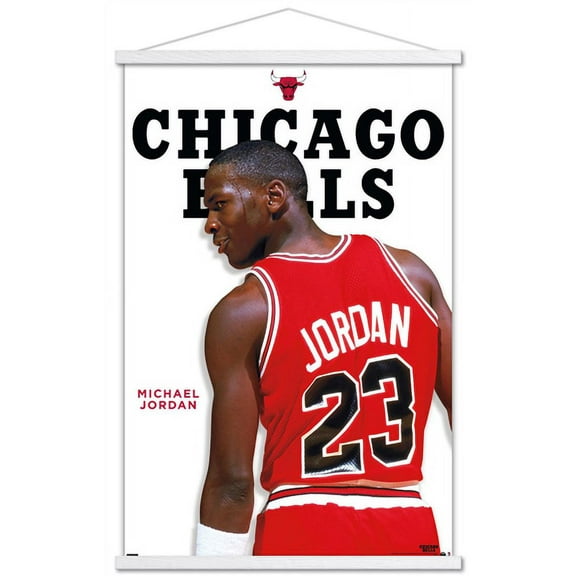 Michael Jordan - Feature Series Wall Poster with Magnetic Frame, 22.375" x 34"