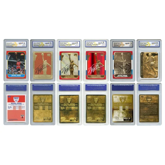 Michael Jordan Fleer ROOKIE Explosion 6-Card Set Gem Mint 10