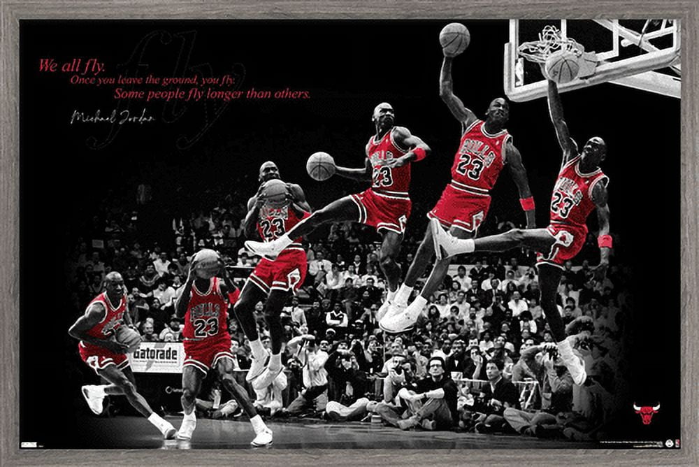 Michael Jordan - Fly Wall Poster 