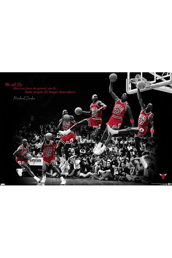 Michael Jordan - Fly Wall Poster, 22.375" x 34"