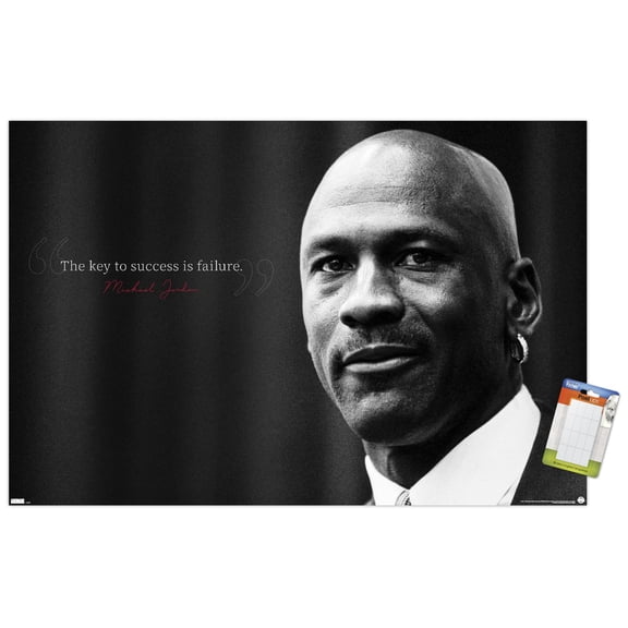 Michael Jordan - Key To Success Wall Poster, 22.375" x 34"