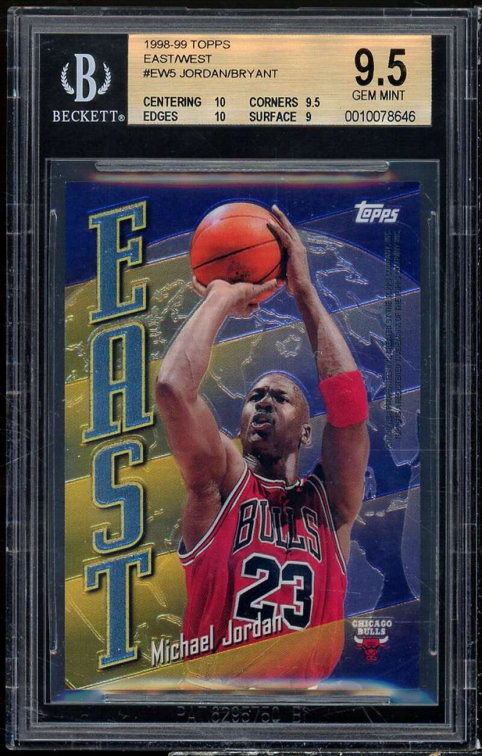 Michael Jordan / Kobe Bryant 1998-99 Topps East/West #EW5