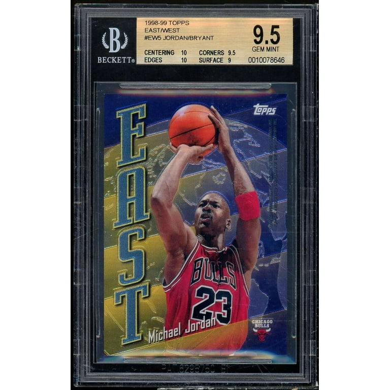 Michael Jordan / Kobe Bryant 1998-99 Topps East/West #EW5