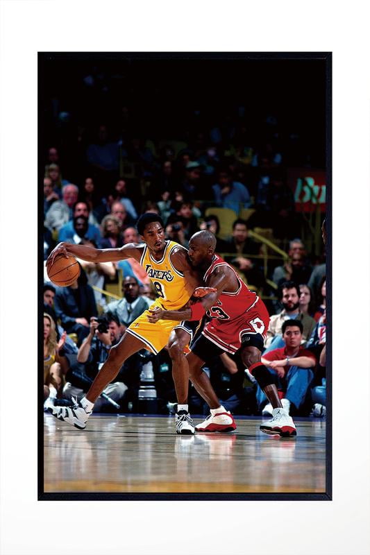 Michael Jordan Posters & Prints Guarding Kobe Best Basketball Player Best  Posters & Prints Bedroom Decor Wall Art Gift Home Decor Unframe Poster  16x24inch 40x60cm 