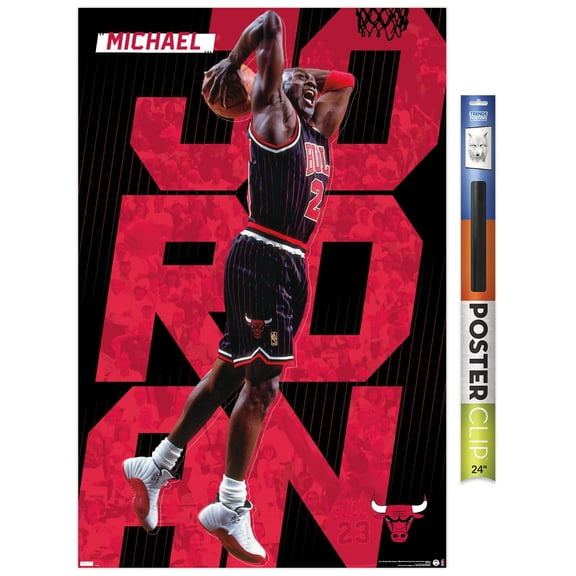 Michael Jordan - Pinstripes Wall Poster, 22.375" x 34"