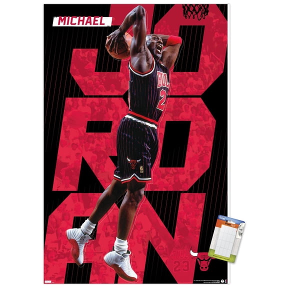 Michael Jordan - Pinstripes Wall Poster, 22.375" x 34"