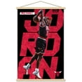 thumbnail image 1 of Michael Jordan - Pinstripes Wall Poster with Magnetic Frame, 22.375" x 34", 1 of 3