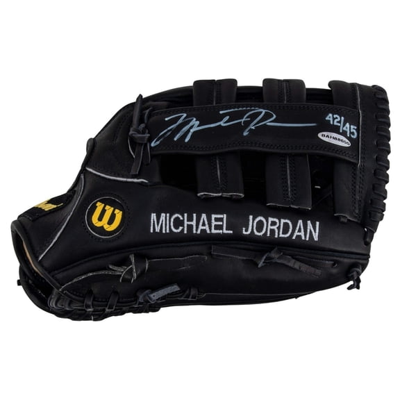 Michael Jordan Signed 1994 Wilson Game Model Baseball Glove UDA Upper Deck COA