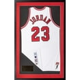 thumbnail image 1 of Michael Jordan Signed Mr. June 1995-96 Pro Cut Chicago Bulls Framed Jersey UDA, 1 of 11