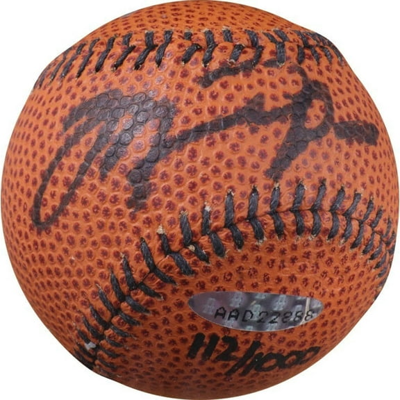 Michael Jordan Signed Nike Basketball Style Baseball Upper Deck UDA