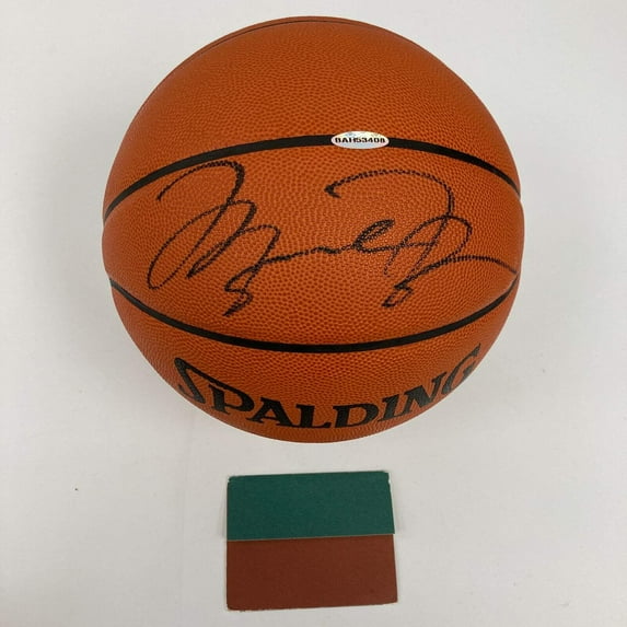Michael Jordan Signed Spalding Official NBA Game Basketball UDA Upper Deck COA