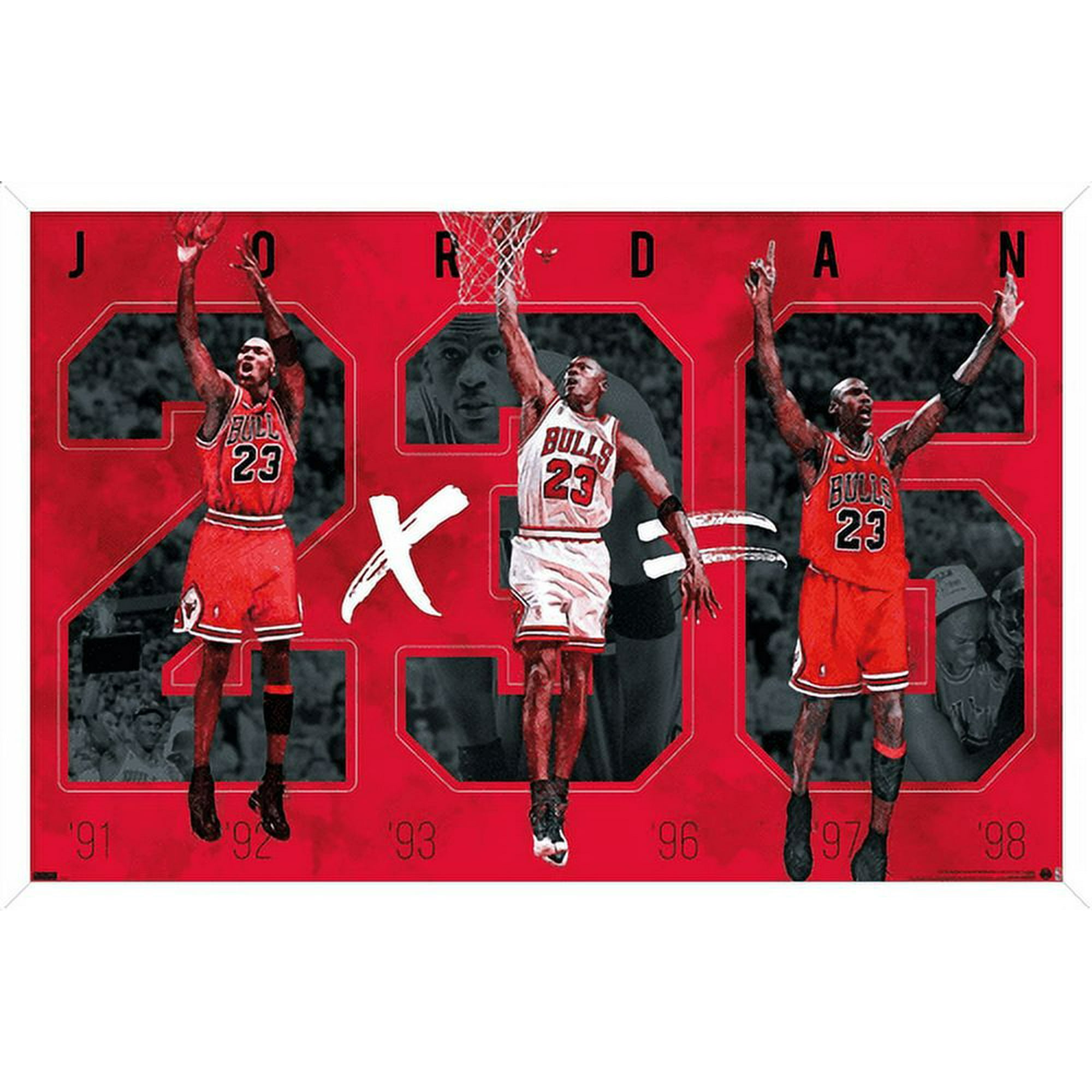 Michael Jordan - Jersey Wall Poster, 22.375 x 34 