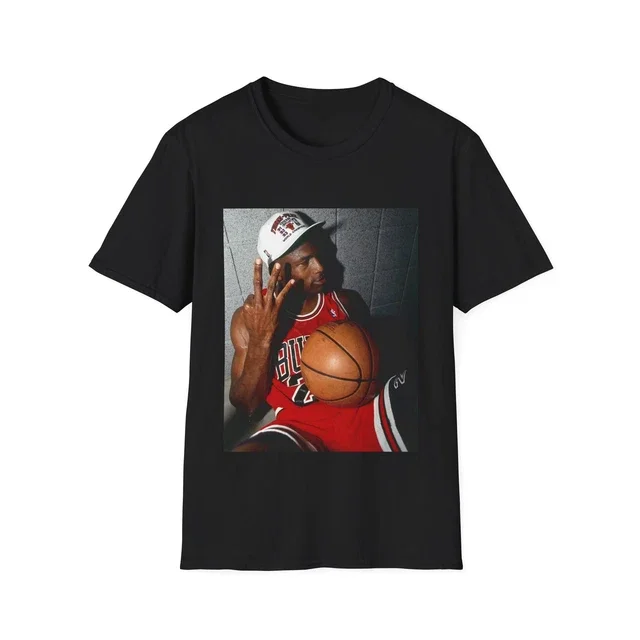 Michael Jordan T Shirt Sport Basketball Fan Vintage Men's Tee
