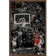 thumbnail image 1 of Michael Jordan - The Shot Wall Poster, 14.725" x 22.375" Framed, 1 of 5