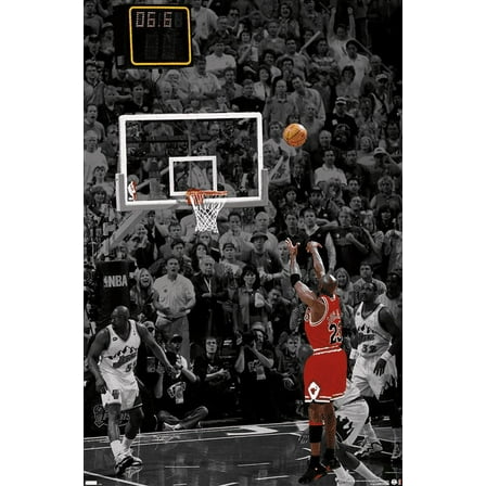 Michael Jordan - The Shot Wall Poster, 22.375" x 34"