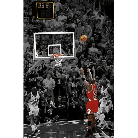 Michael Jordan - The Shot Wall Poster, 22.375" x 34"