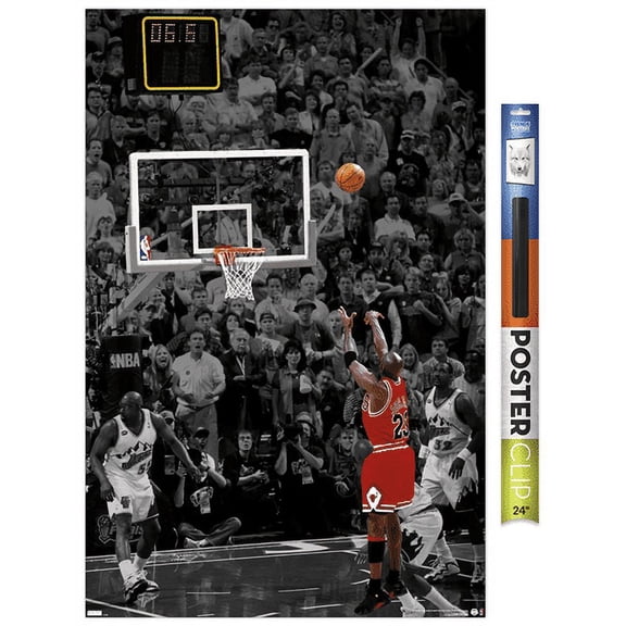 Michael Jordan - The Shot Wall Poster, 22.375" x 34"