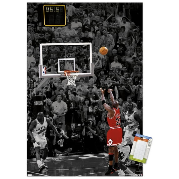 Michael Jordan - The Shot Wall Poster, 22.375" x 34"