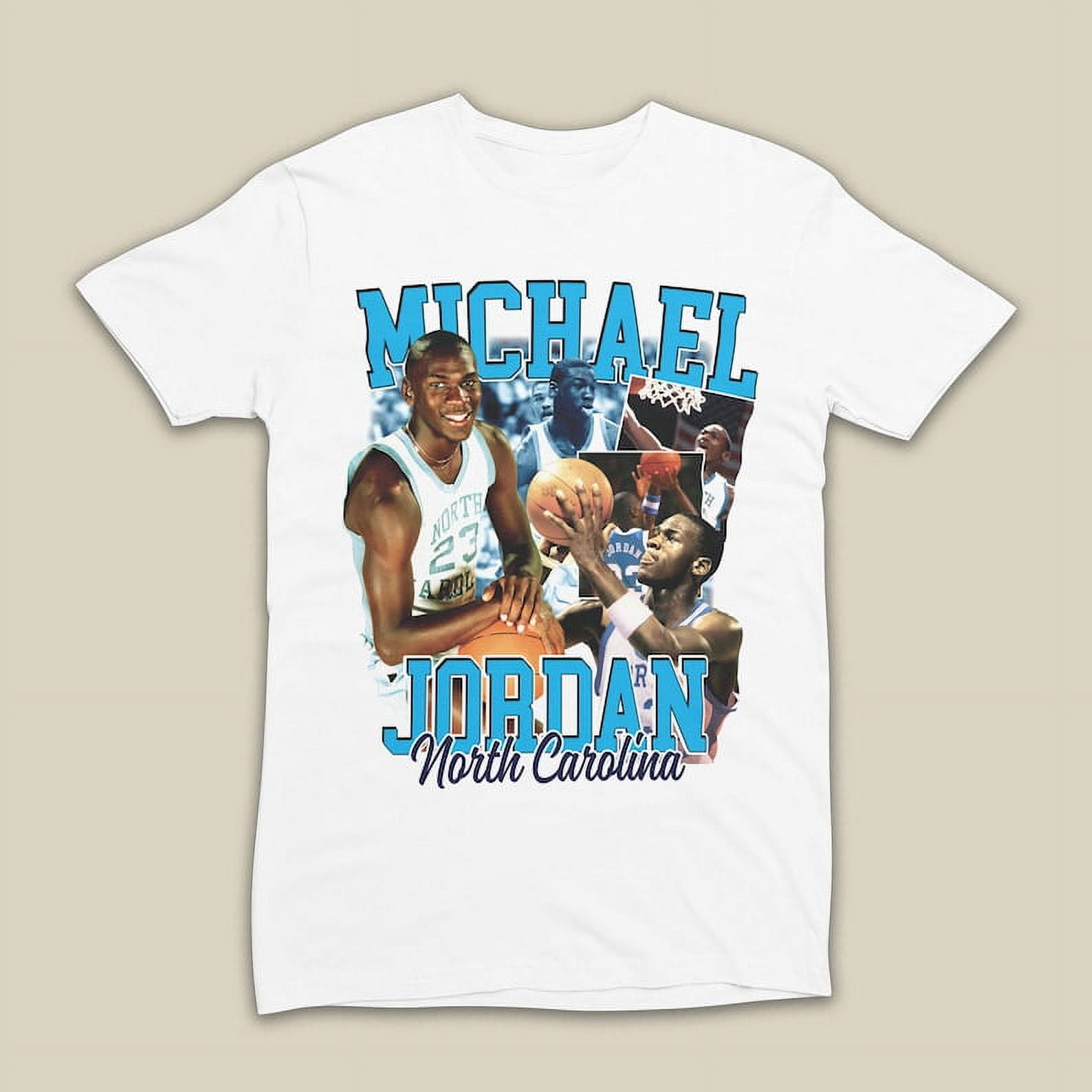 Michael Jordan UNC 90s Vintage Retro Style Bootleg Unisec T-shirt, NBA ...
