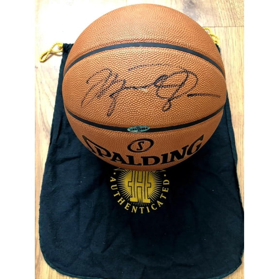 Michael Jordan autographed Spalding NBA game basketball UDA Chicago Bulls