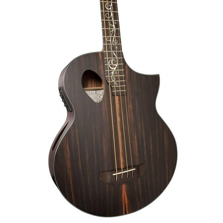 Michael Kelly Dragonfly 4 Port Acoustic Electric Bass - Java Ebony - MKD4SJESFS