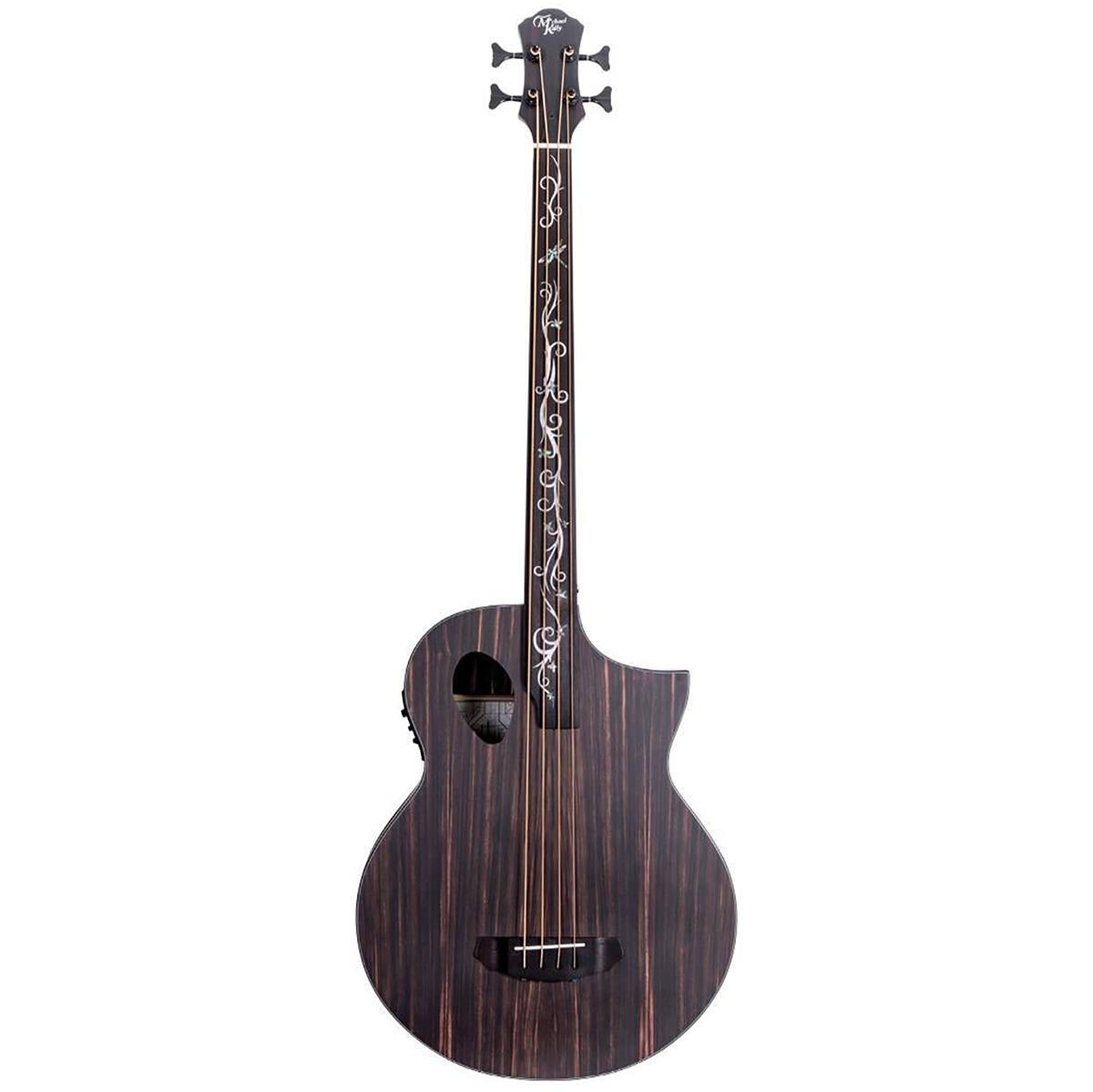 Michael Kelly Dragonfly 4 Port Java Ebony Fretless AcousticElectric