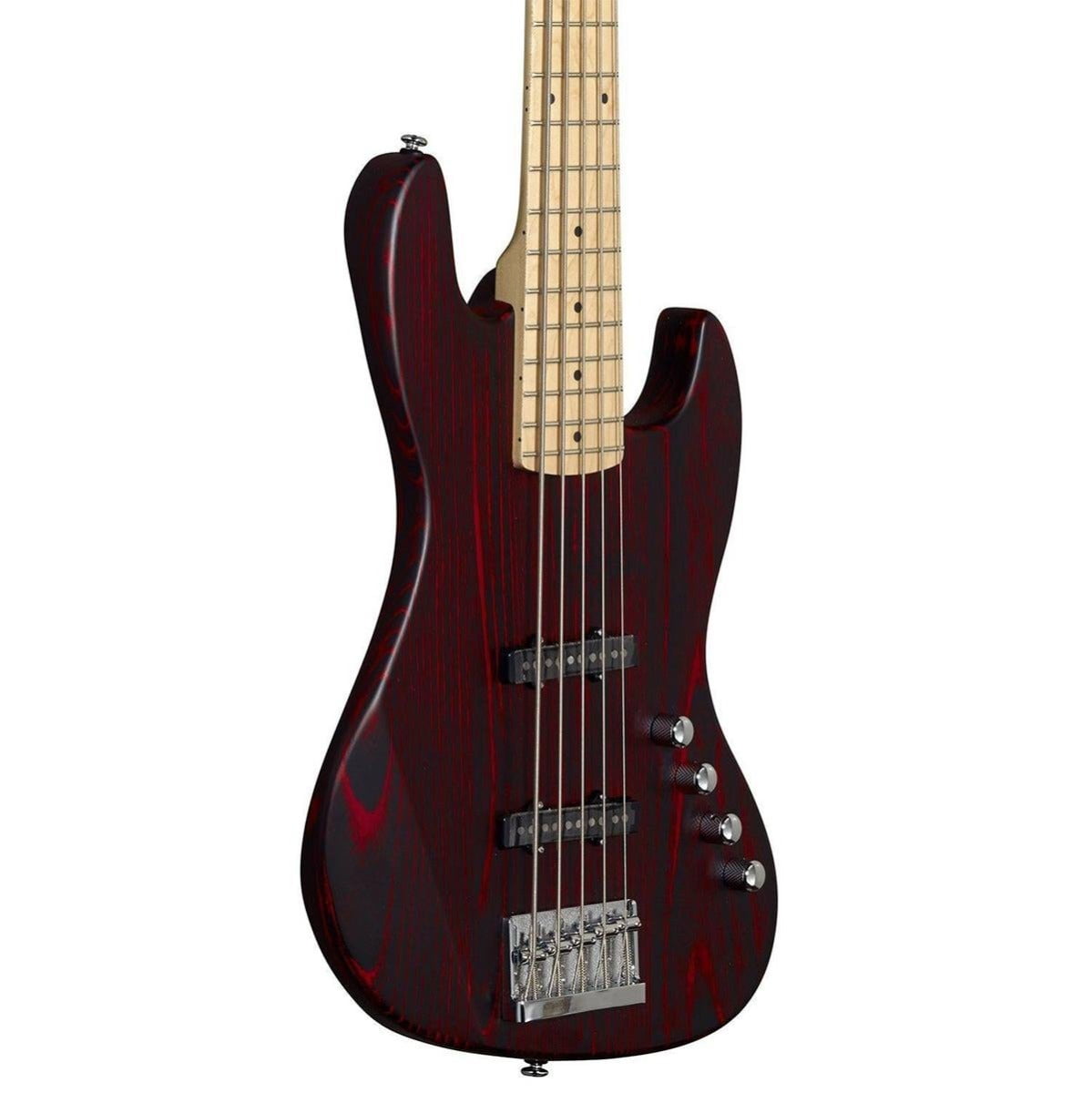 Michael Kelly Element 5OP 5-String Bass Guitar (Trans Red