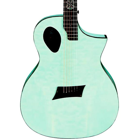 Michael Kelly Forte Port X Offset Soundhole Cutaway Acoustic-Electric Guitar Winter White
