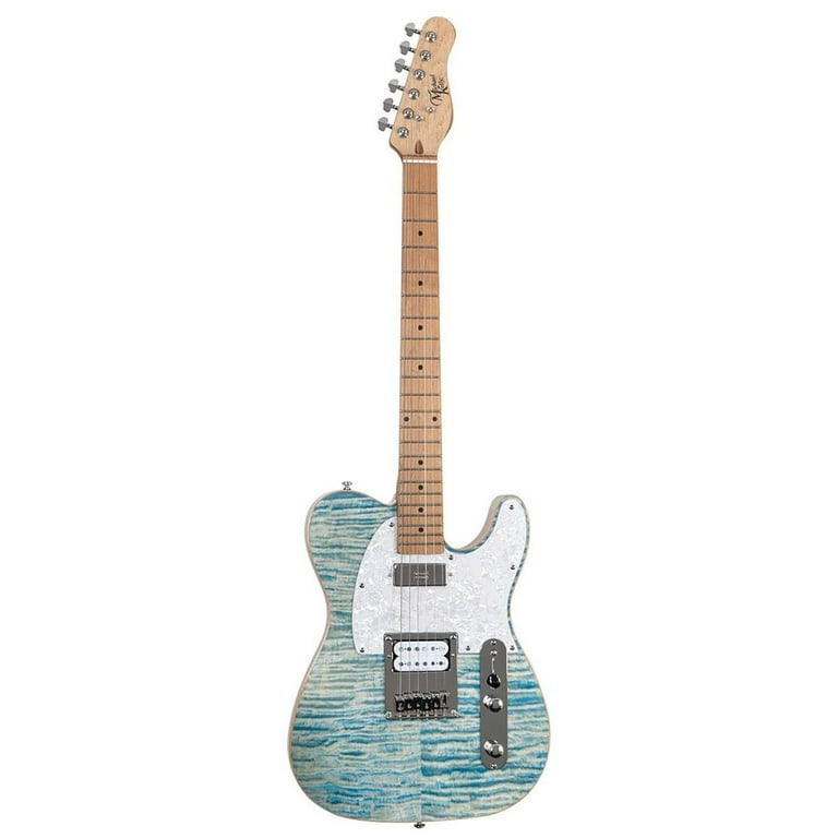 Michael Kelly Mod Shop 55 Duncan Electric Guitar Blue Jean Wash