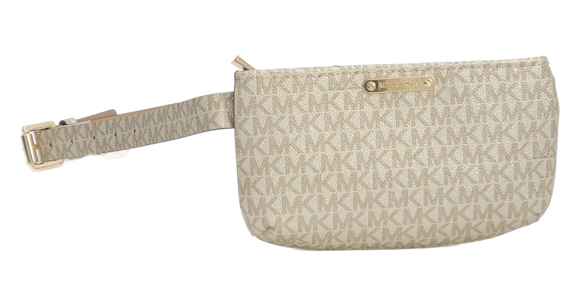 Michael Kors Logo Adjustable Belt Bag Fanny Pack  BRAND NEW Amazon.com | Michael Kors 29556203CG Brown/Red/Plum Purple  main image 4