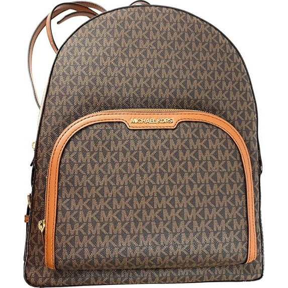 Michael Kors 29680 Jaycee Logo Backpack 35S2G8TB7B-847 (Brown) MK Signature