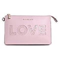 thumbnail image 1 of Michael Kors 32H7GFDW2O-187 Gusset Soft Pink Leather Love Wristlet Clutch Bag, 1 of 4